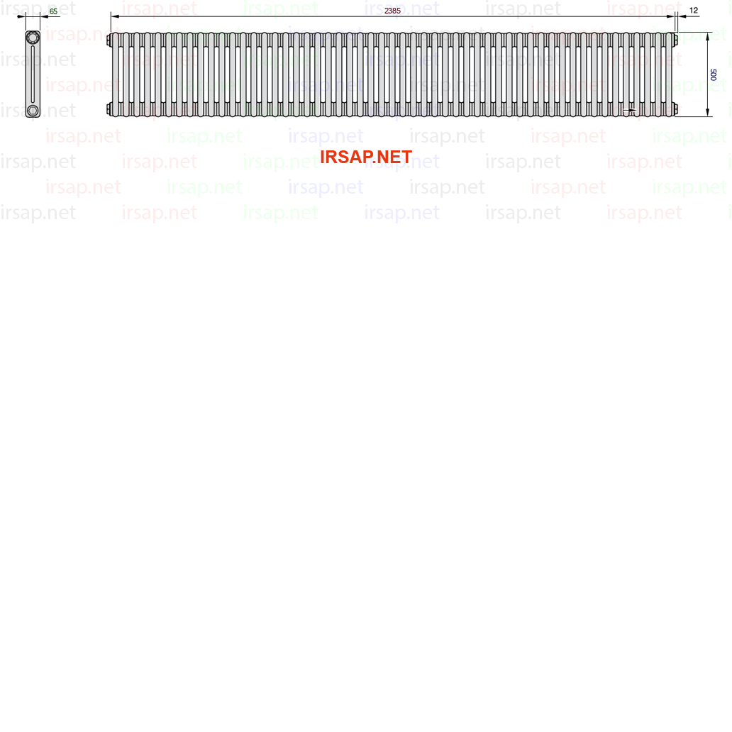 Радиатор IRSAP Tesi 20500/53 T14 CL 01